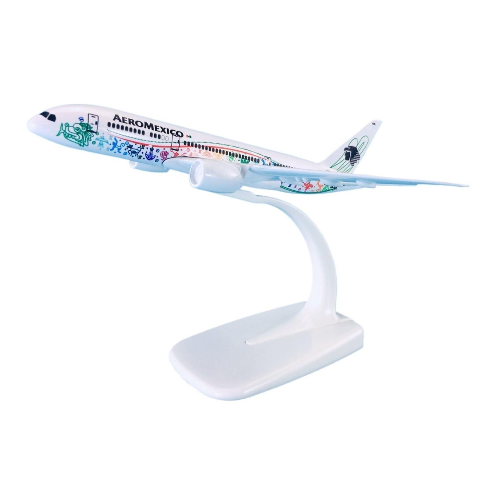 WJXBBON WJXBBON for Aeromexico Airplane Model Aircrafts Boeing B787-9 Plane Model