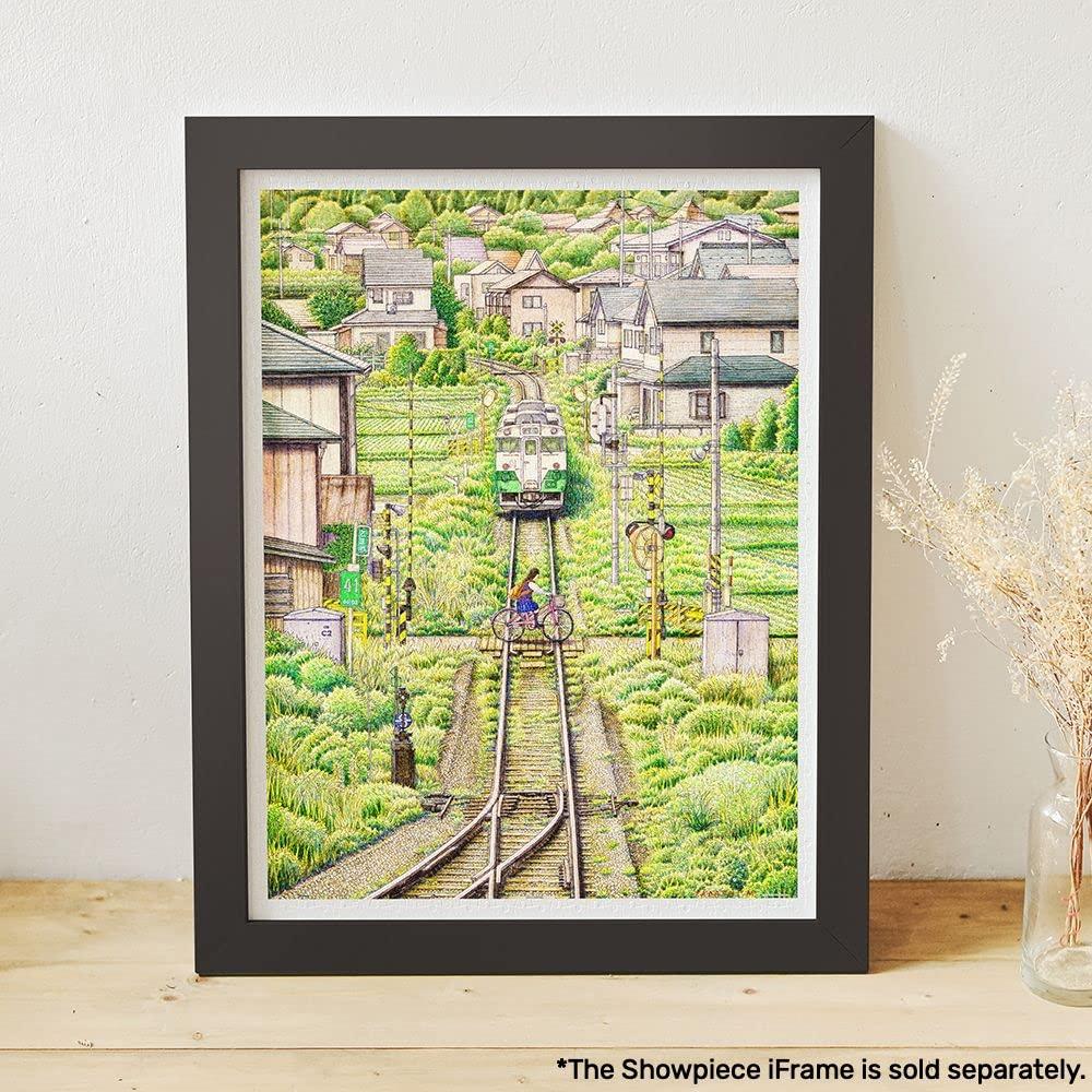 Pintoo Pintoo - Two Plastic Jigsaw Puzzles Bundle - 4000 Piece - Strasbourg, Petite France and 1200 Piece - Tadashi Matsumoto - Fading Shadow [H1755+H2317]