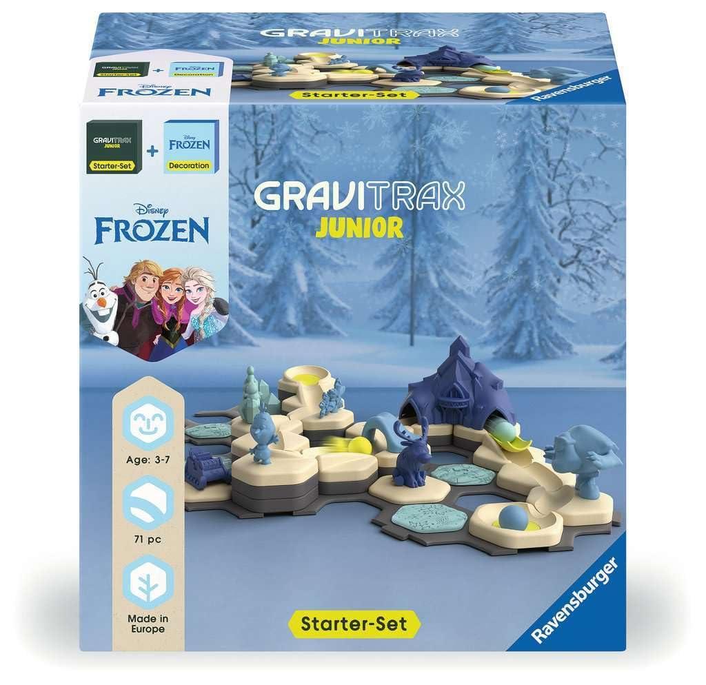 Ravensburger Ravensburger - GraviTrax Junior Bundle Frozen, Marble Court and Construction Toys, Ages 3+