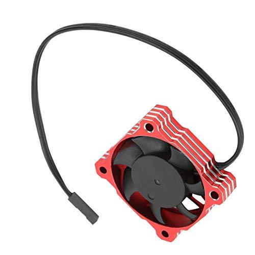 Gavigain Gavigain RC Cooling Fan, 40mm Motor Cooling Fan for RC Cars 16000RPM Brushless ESC Alluminum Motor Cooling Fan High Speed RC Cooling Fan for RC Vehicles (Red)