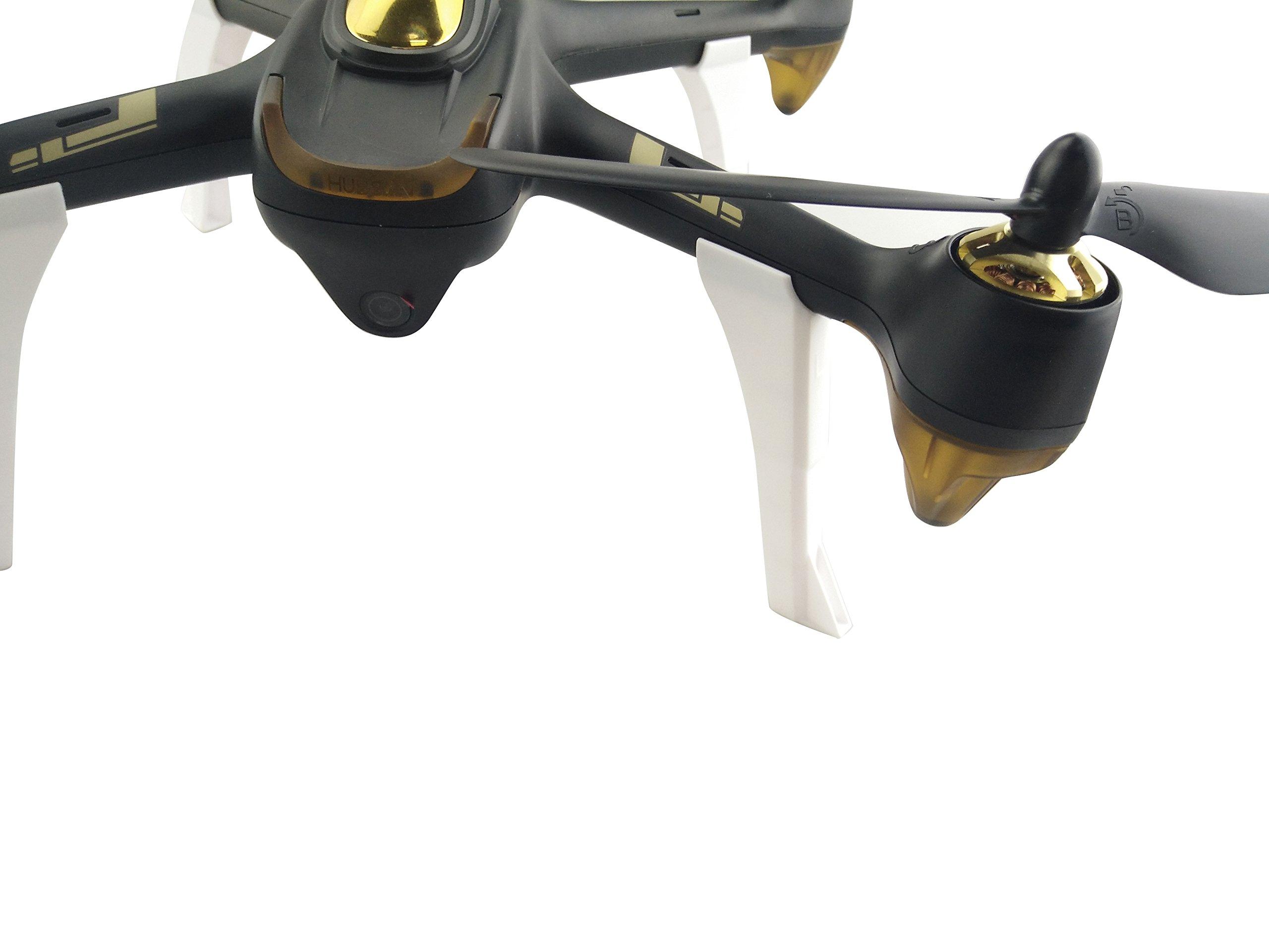 sea jump sea jump Accessories for Hubsan H501S H501C X4 H501A H501M H501S W H501S pro FPV Brushless Four-axis Aircraft Upgrade Parts Landing Gear RC Drone Upgrade Lead Frame,White