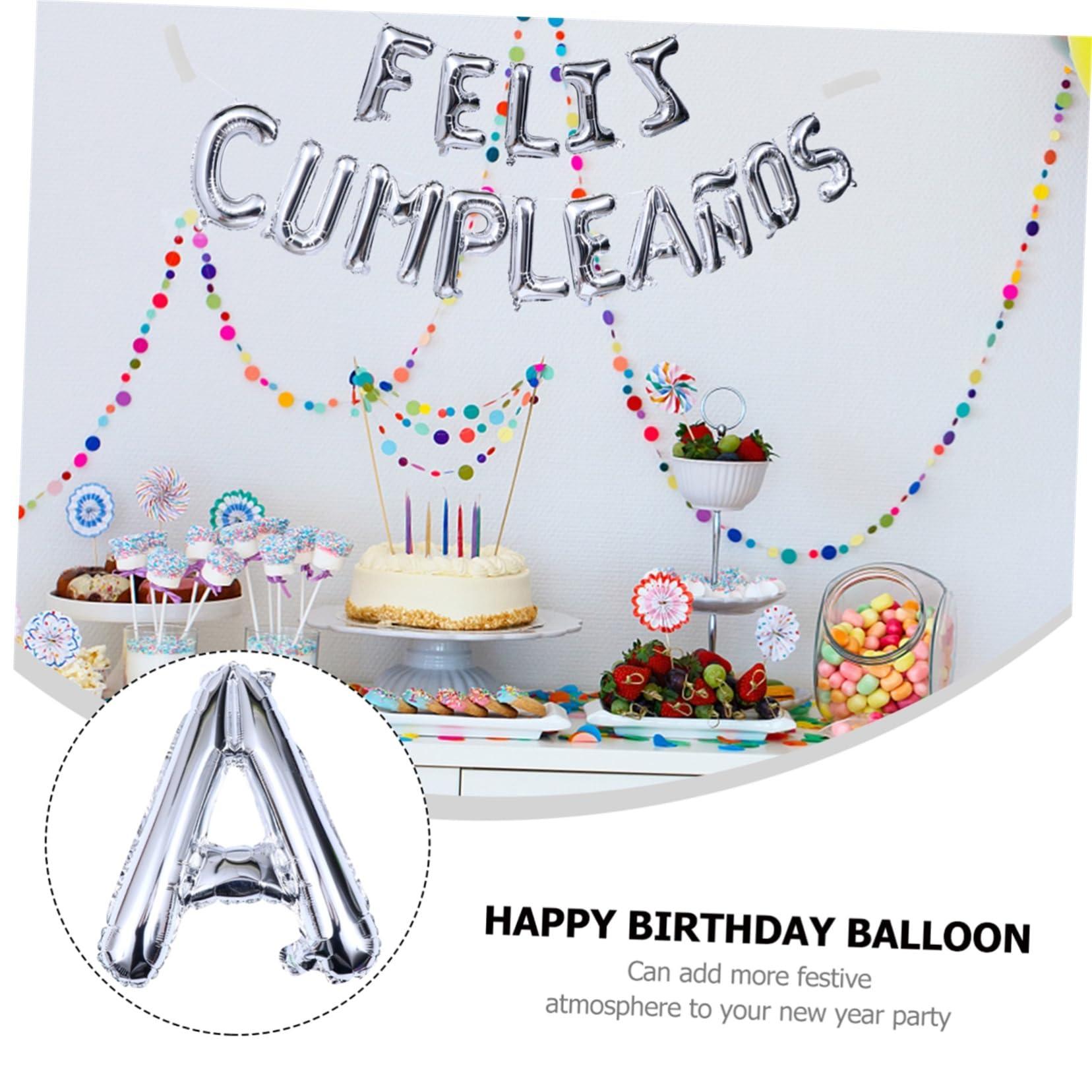 CAXUSD 1 Set Happy Birthday Balloon Lovely Balloons Birthday Accessory Aluminium Film Balloons Party Supplies Decorative Balloons Birthday Balloons Party Balloons Birthday Ornament