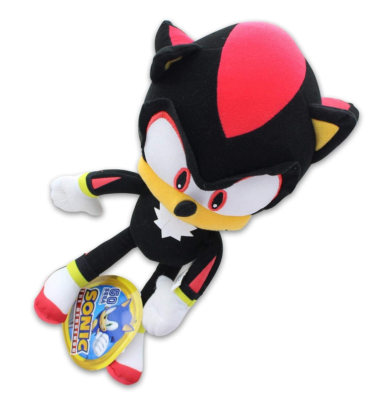 Great Eastern Entertainment Sonic The Hedgehog New_8967 Great Eastern GE-8967 - Shadow Plush, 12", Multicolor