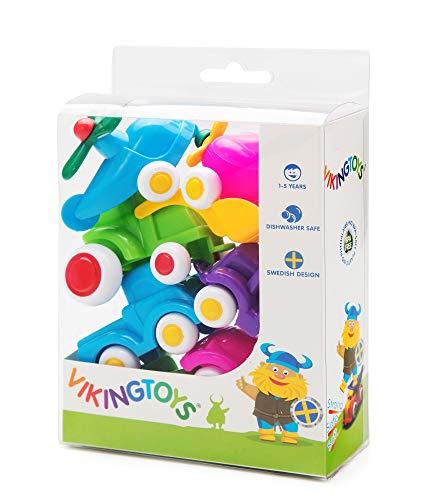 Viking Toys Viking Toys - Mini Chubbies Pastel Gift Set - Includes 7 Colorful 2.75" Vehicles, for Kids Ages 1 Year +