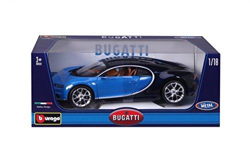 Bburago 1:18 Bugatti Chiron (Colors May Vary)