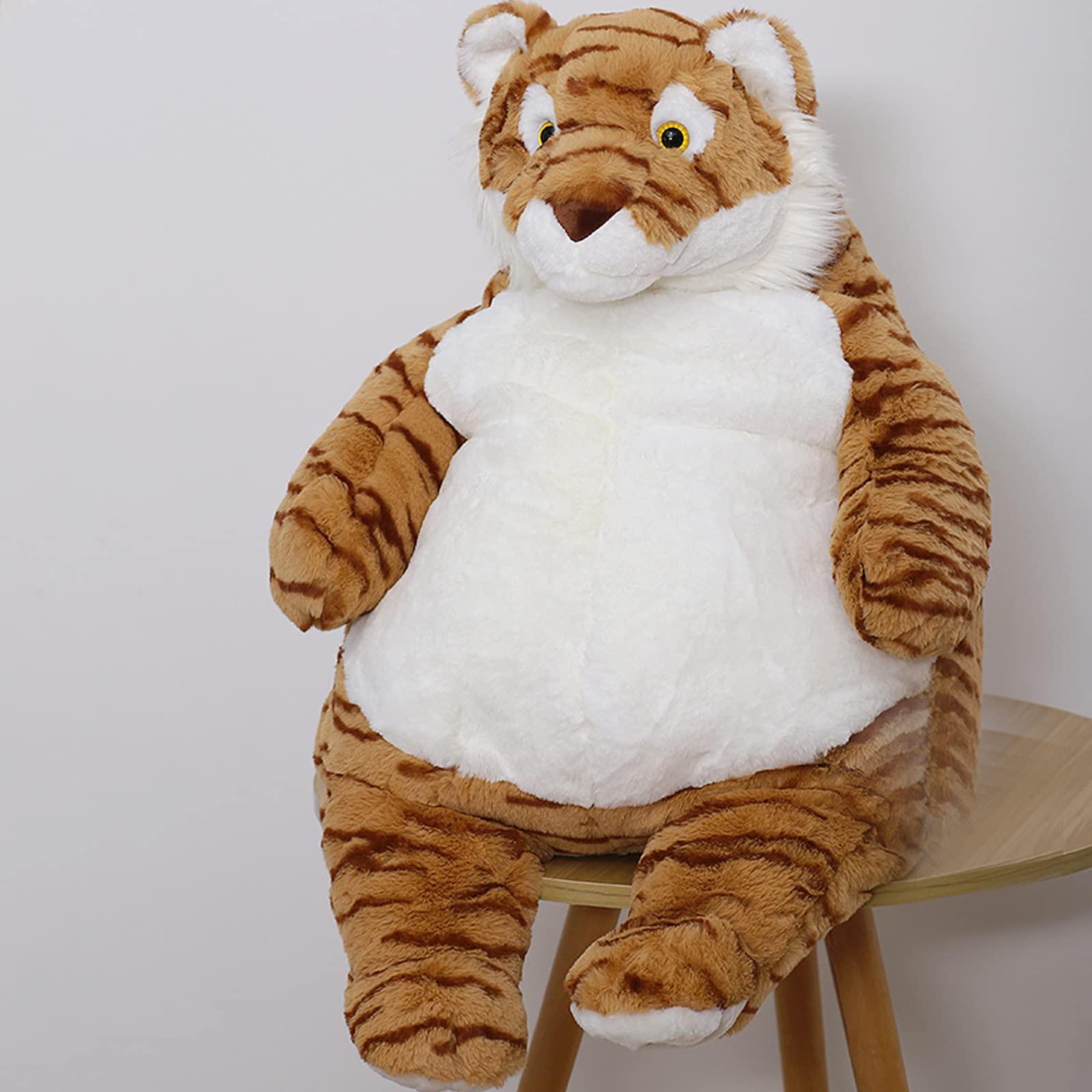 ronivia ronivia Tiger Weighted Stuffed Animals, 17\" 3.5 lbs Weighted Tiger Plush Large Weighted Plush Animal Toy Pillow Gifts for Boys and Girls