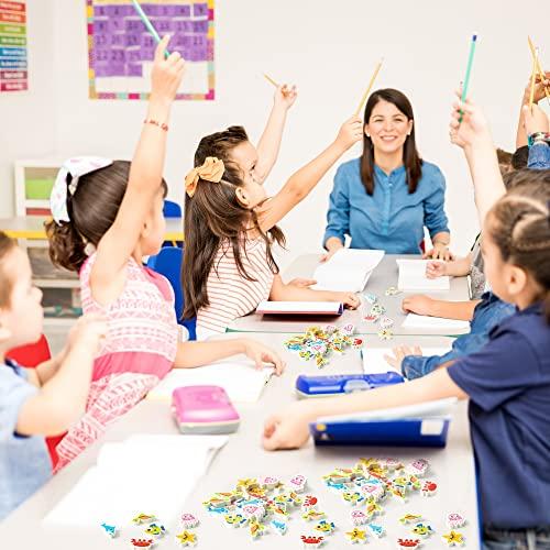 Yopyame Yopyame 60Pcs Ocean Animals Mini Erasers for Kids Bulk Assorted Novetly Sea Animals Pencil Erasers Cute Puzzle Eraser Desk Pet School Classrrom Prize Student Homework Rewards Gift Filling Party Favors