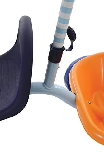 Bluey Bluey First Ride On Trike - Licensed Kids\' Ride On Toy with Adjustable Handle, Easy-Switch Pedal Clutch, Puncture-Proof Tyres, Steel Frame, Front Mudguard, Rear Storage Suitable Age 2 Years +
