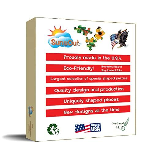 SUNSOUT INC SUNSOUT INC - Kissmas Play Toys - 1000 pc Jigsaw Puzzle by Artist: Sandra Bergeron - Finished Size 23\" x 28\" Christmas - MPN# 49070