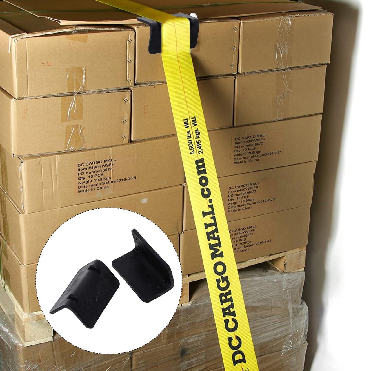 IWOWHERO IWOWHERO 100 Pcs Corner Guard Strap Guards for Shipping Boards Corner Protectors Corners Guard Packaging Cardboard Edge Protector Cargo Protector Fixed Angle Plastic Box Shape