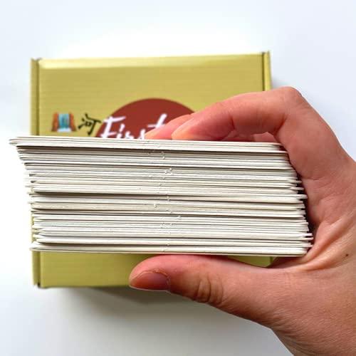 Mandarin Prodigies Mandarin Prodigies Chinese Flash Cards - 100 Chinese Words | 50 Durable, Coated Mandarin Flashcards: Pinyin, Writing Stroke Order, Card Holder | Montessori Learning Chinese