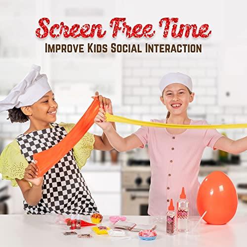 GirlZone GirlZone Sweet Treats Butter Slime Bakery Kit, Make Sweet Treats Slime, Slime Butter & Cake Scented Slime, Fun Slime Making Kit and Great Gift Idea