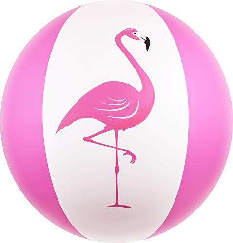Coconut Float Coconut Float Jumbo Pink Flamingo Beach Ball - Large 27 Inch Inflatable Beach Ball - Great for Summer Parties & Swim Events