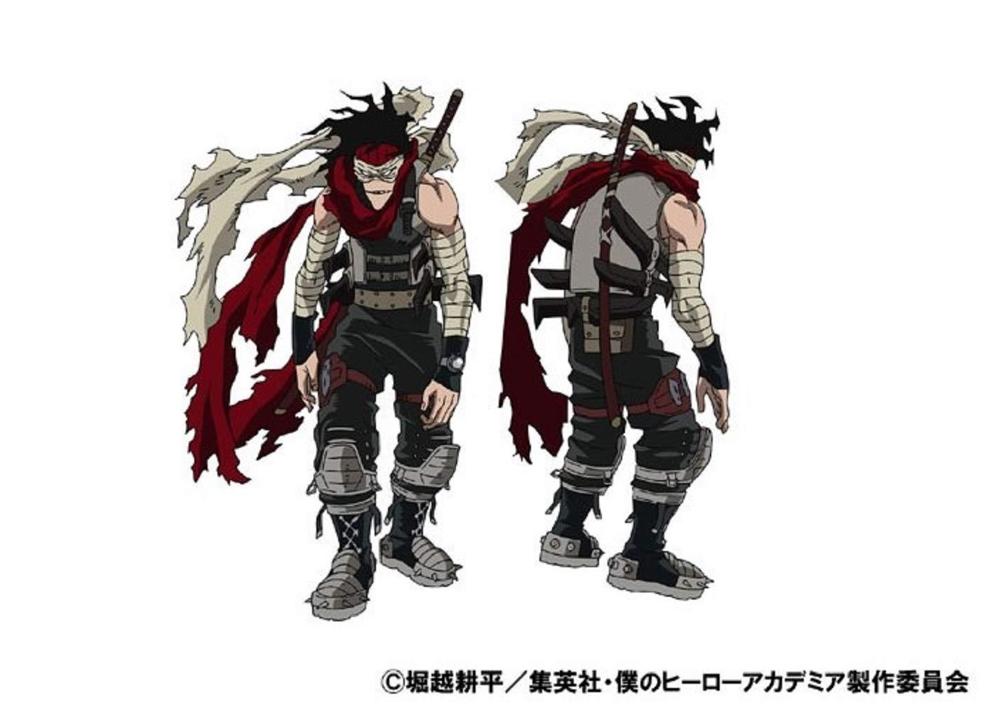 QILONG My Hero Academia Boku no Hero Akademia Chizome Akaguro Hero Killer Stain Cosplay Costume2696 (Female L)