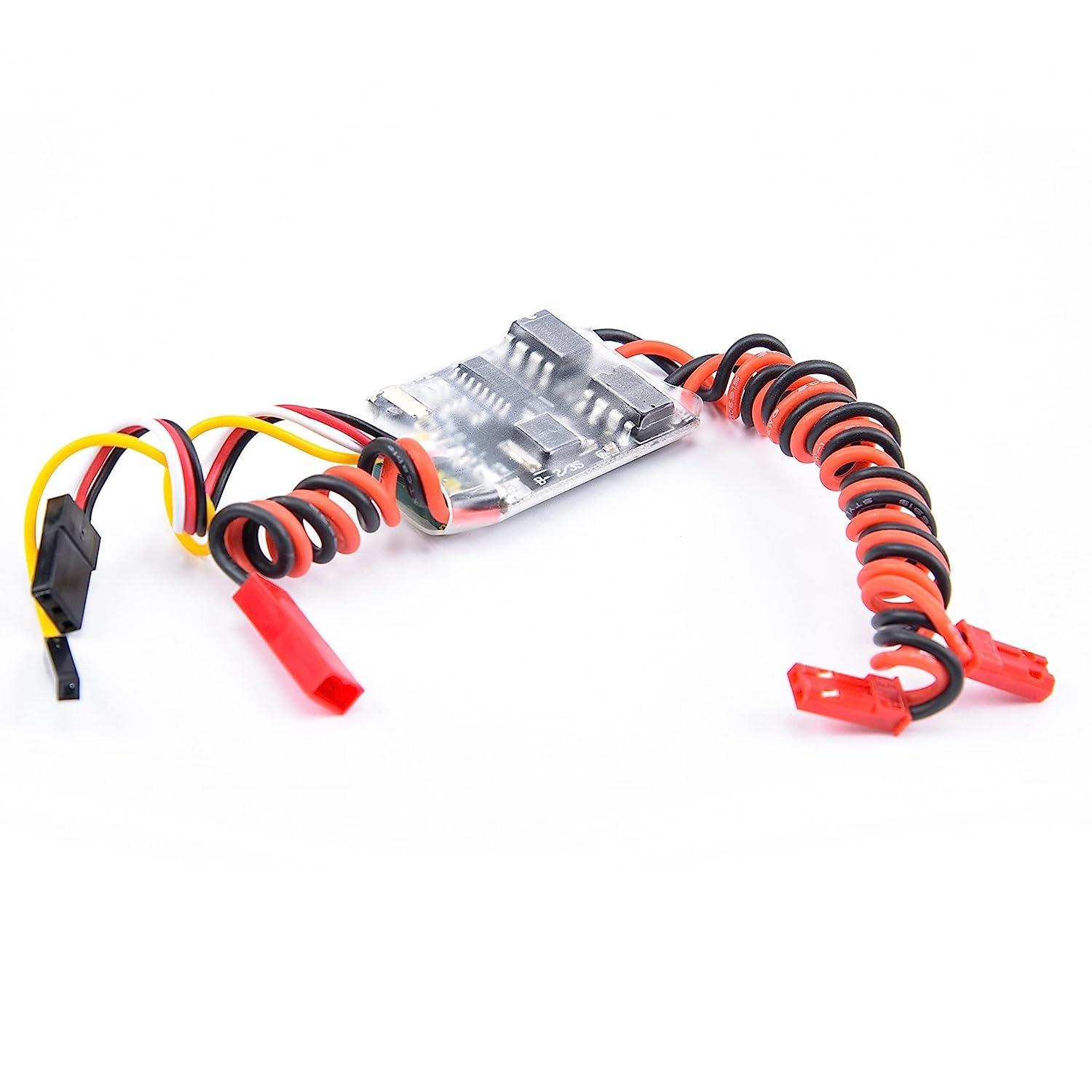YoungRC YoungRC Dual Way Bidirectional Brushed ESC RC 5A Brushed ESC 2S-3S RC ESC Speed Control+180 Motors 3V-9V Strong Magnetic Motor Kit with Motor Mount+Drive Shaft+D30 Propeller+Couplings for RC Boats