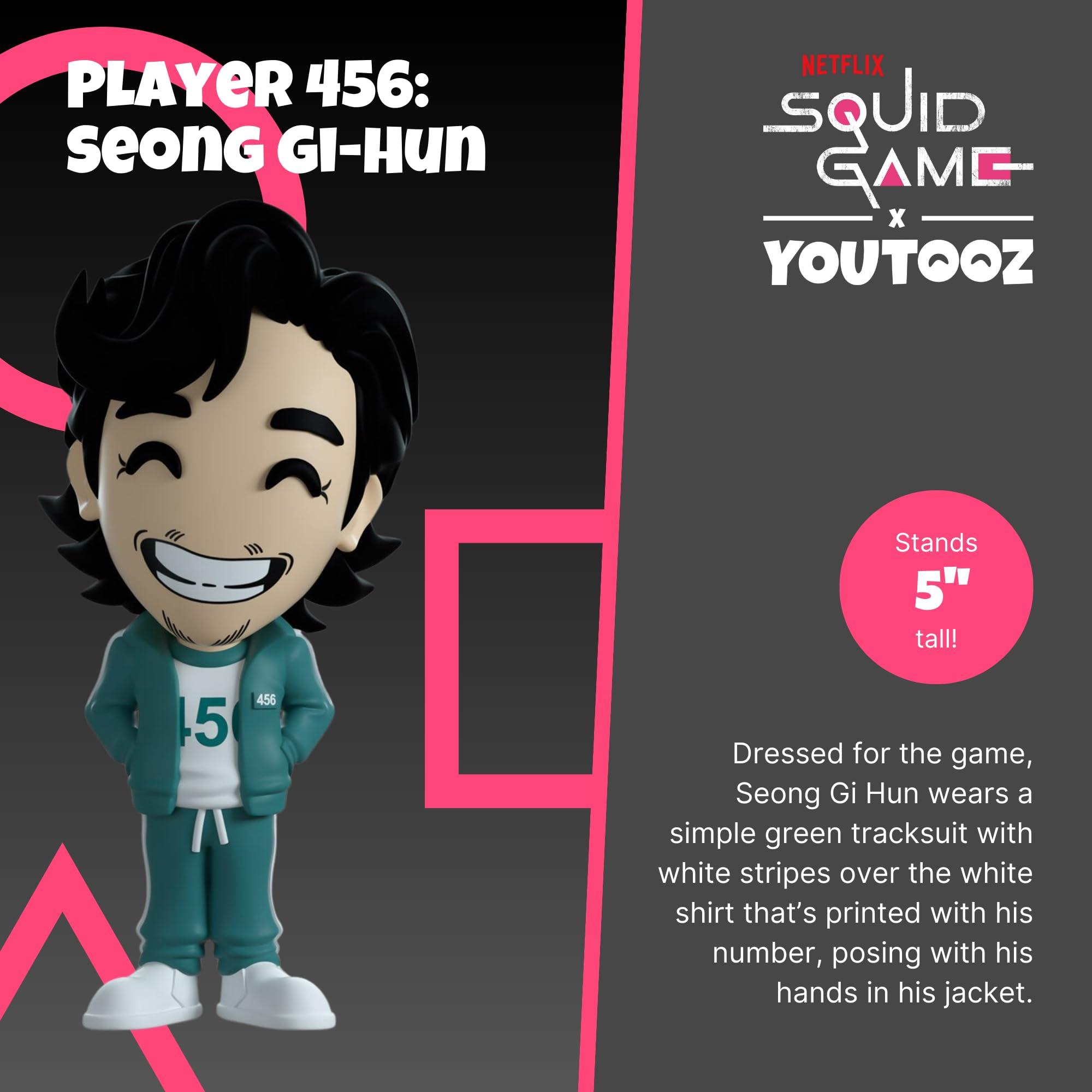 You Tooz YouTooz Player 456: Seong Gi-hun 5\" Inch Vinyl Figure, Collectible Seong Gi-hun from Squid Game Squid Game Collection