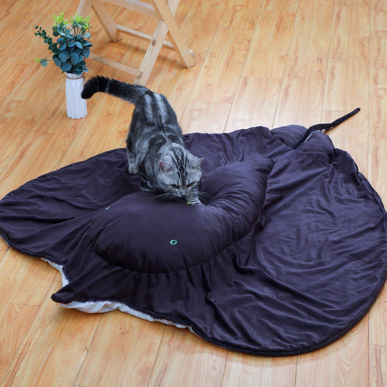 Ganeen Ganeen Devil Fish Blanket Manta Ray Animals Blanket Soft Plush Stuffed Toy 50 x 50\'\' Kawaii Office Blanket Mat Carpet Cute Hugging Pillow Airplane Men Woman Home Decor Blanket for Pets