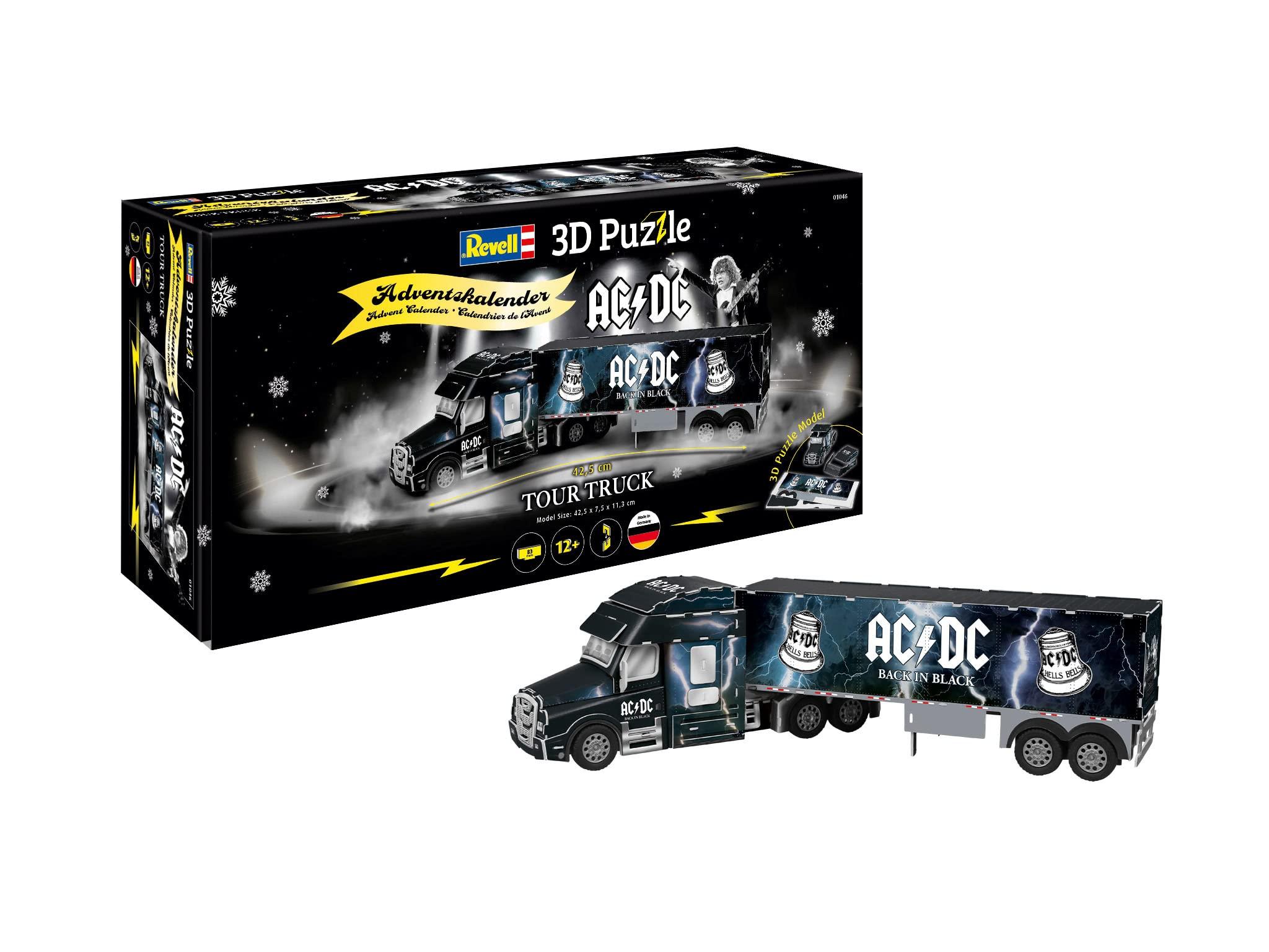 Revell Revell Advent Calendar AC/DC Truck I Model Advent Calendar I Advent Calendar for Young Old I Advent Calendar for Crafts I Advent Calendar for DIY I From 10 Years