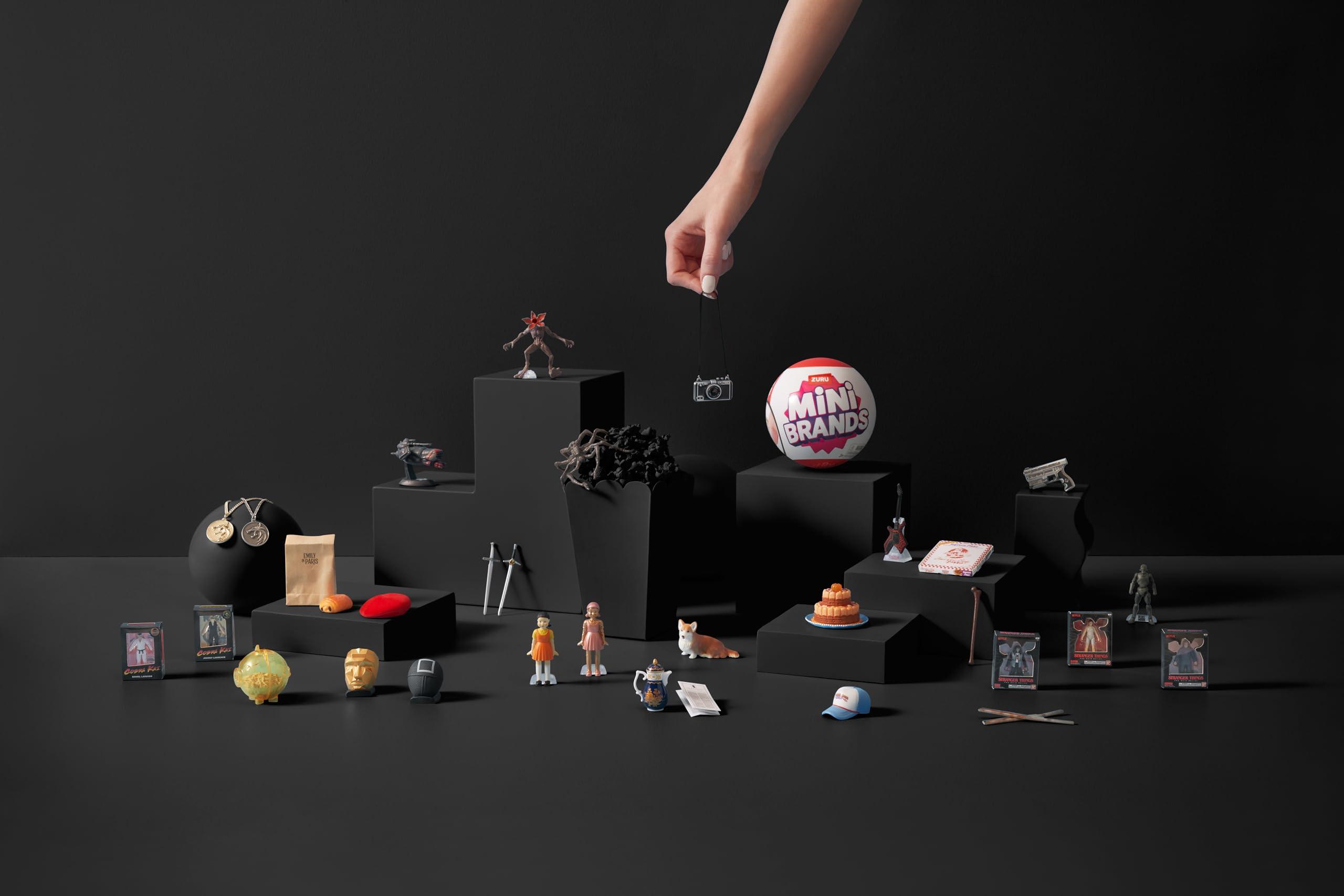 Mini Brands Mini Brands Netflix Capsule 2 Pack by ZURU, Surprise Toy with Collectible Minis, Blind Packaging, Iconic Show Themed Minis