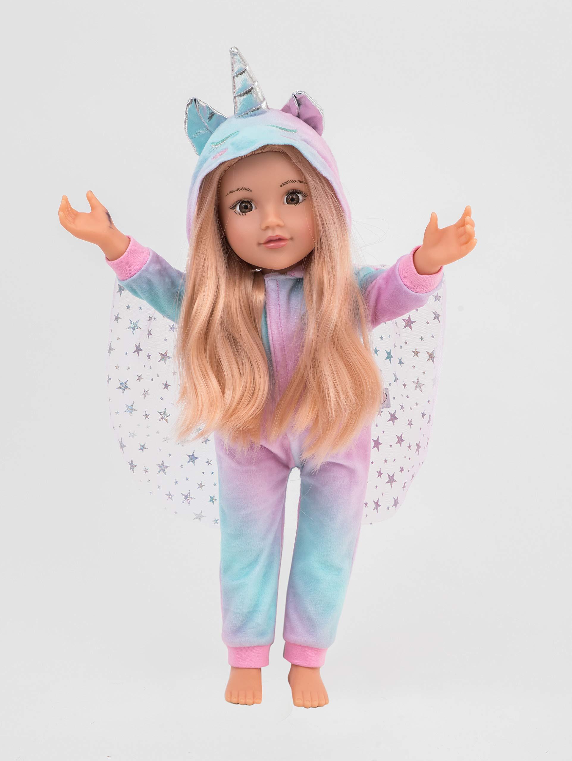 DesignaFriend DesignaFriend 18 Inch Doll Flying Unicorn Outfit