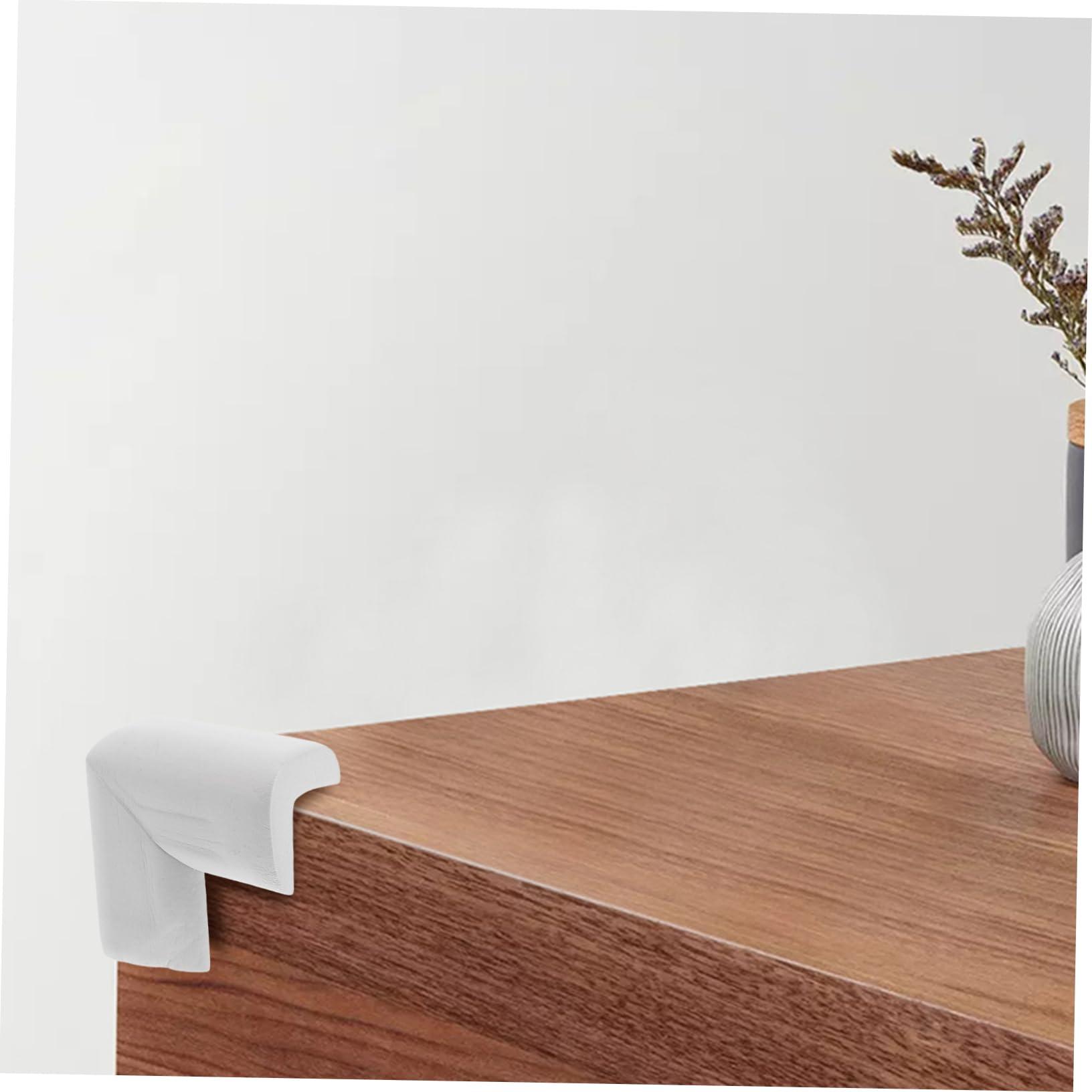 NAMOARLY NAMOARLY Furniture Corner Bumpers 12pcs Coffee Table Corner Protectors Corner Guards Easy Install White