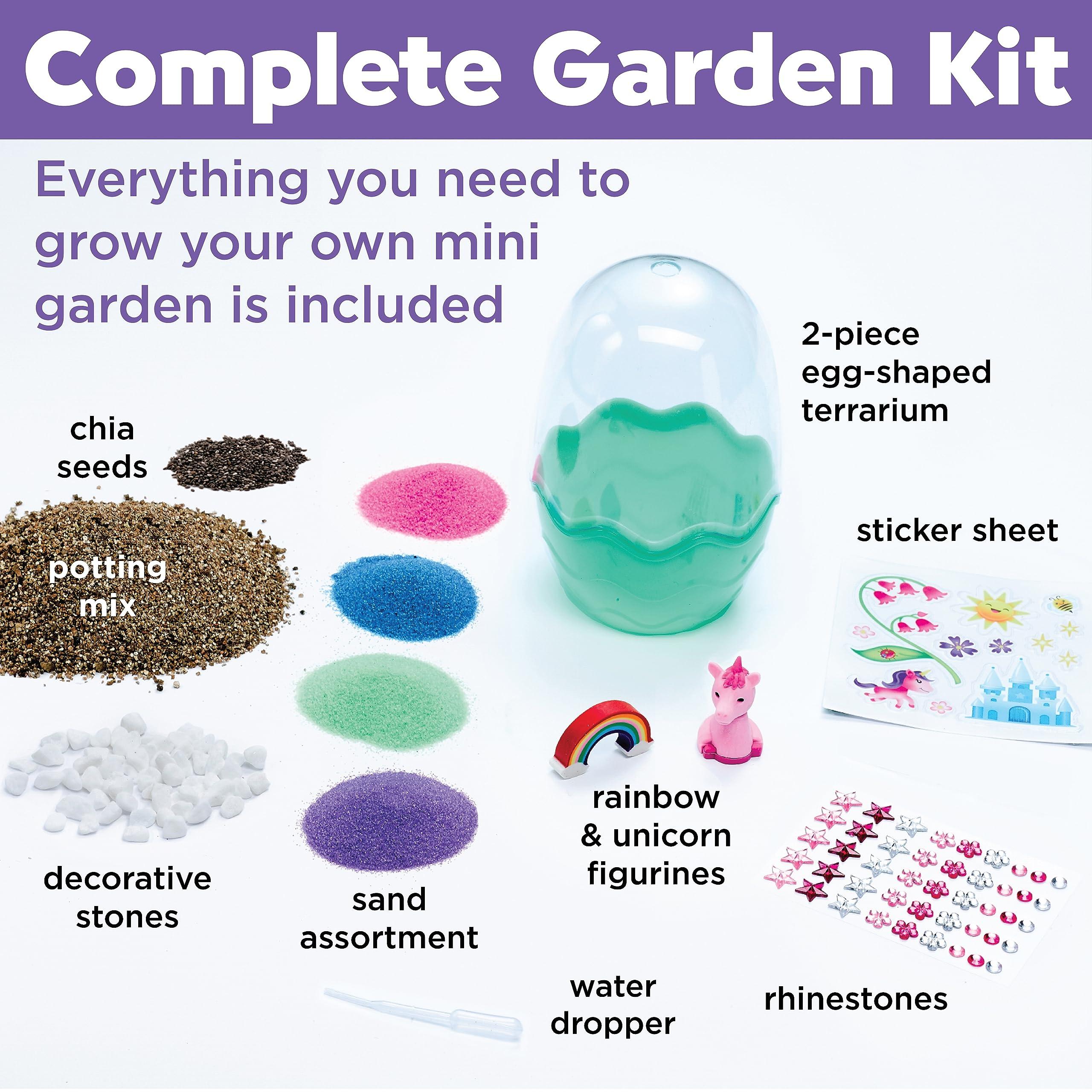 Creativity for Kids Creativity for Kids Mini Garden: Magical Unicorn Terrarium Kit - Unicorn Gifts for Girls, Kids Crafts and Unicorn Toys Ages 6-8+,Unique Gifts for Kids