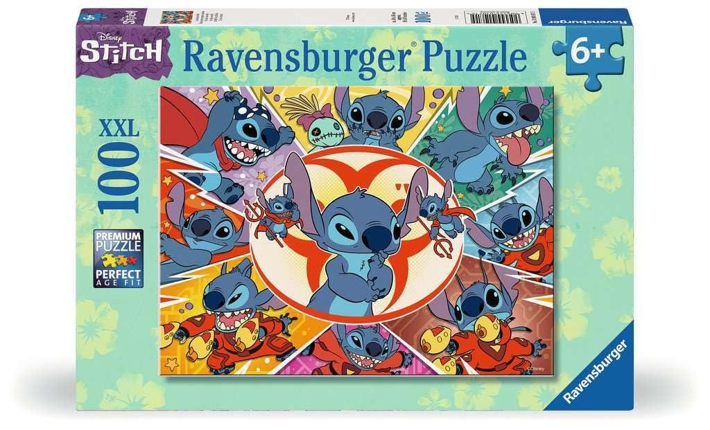 Ravensburger Ravensburger Disney Stitch: in My Own World 100 Piece XXL Jigsaw Puzzle for Kids - Every Piece is Unique, Pieces Fit Together Perfectly