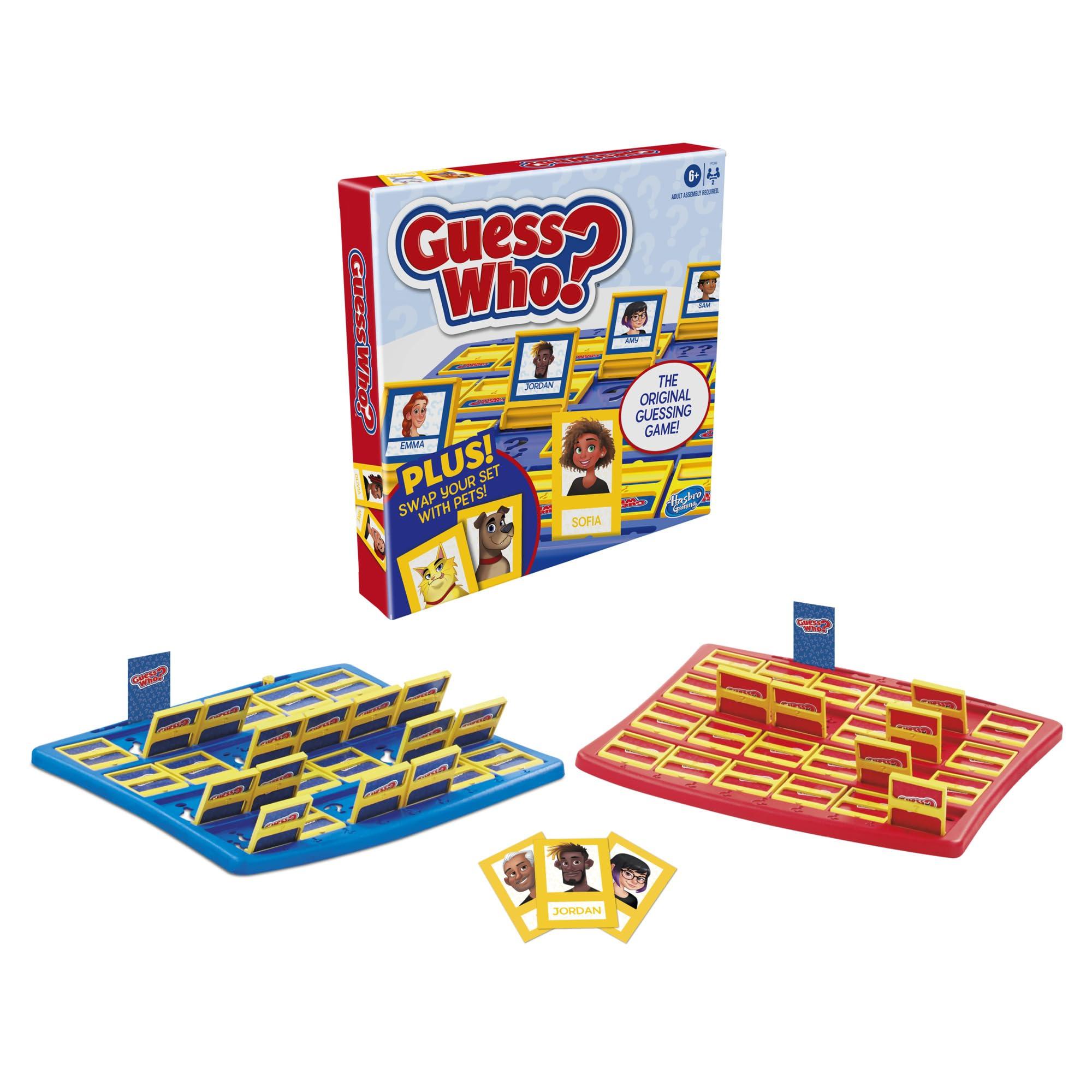Hasbro Gaming Hasbro Gaming Guess Who? People & Pets Board Game Edition | The Original Guessing Game | Easter Gifts for Girls & Boys | Ages 6+ (Amazon Exclusive)