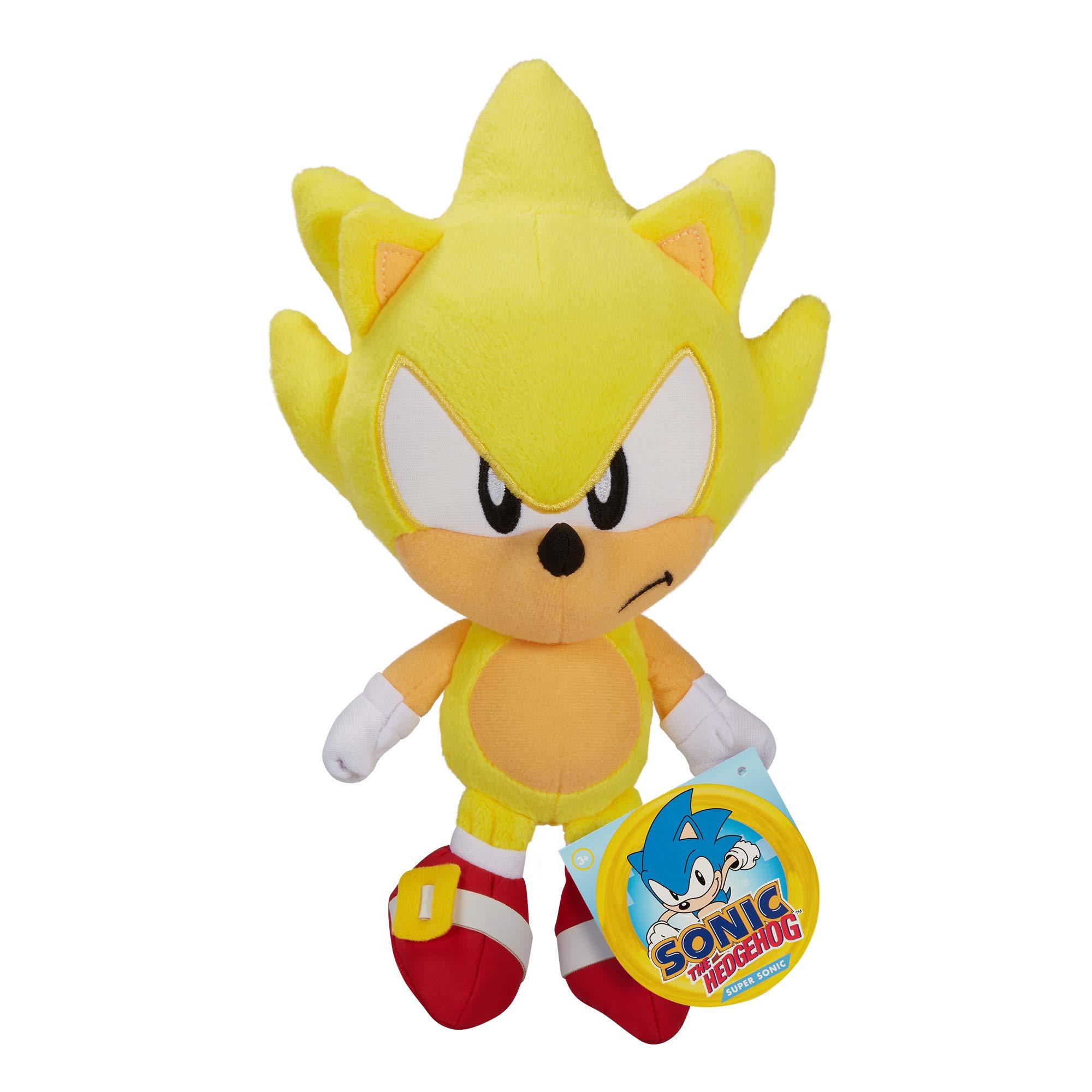 Sonic The Hedgehog Sonic The Hedgehog Super Sonic 7-Inch Plush Collectible Stuffed Figure
