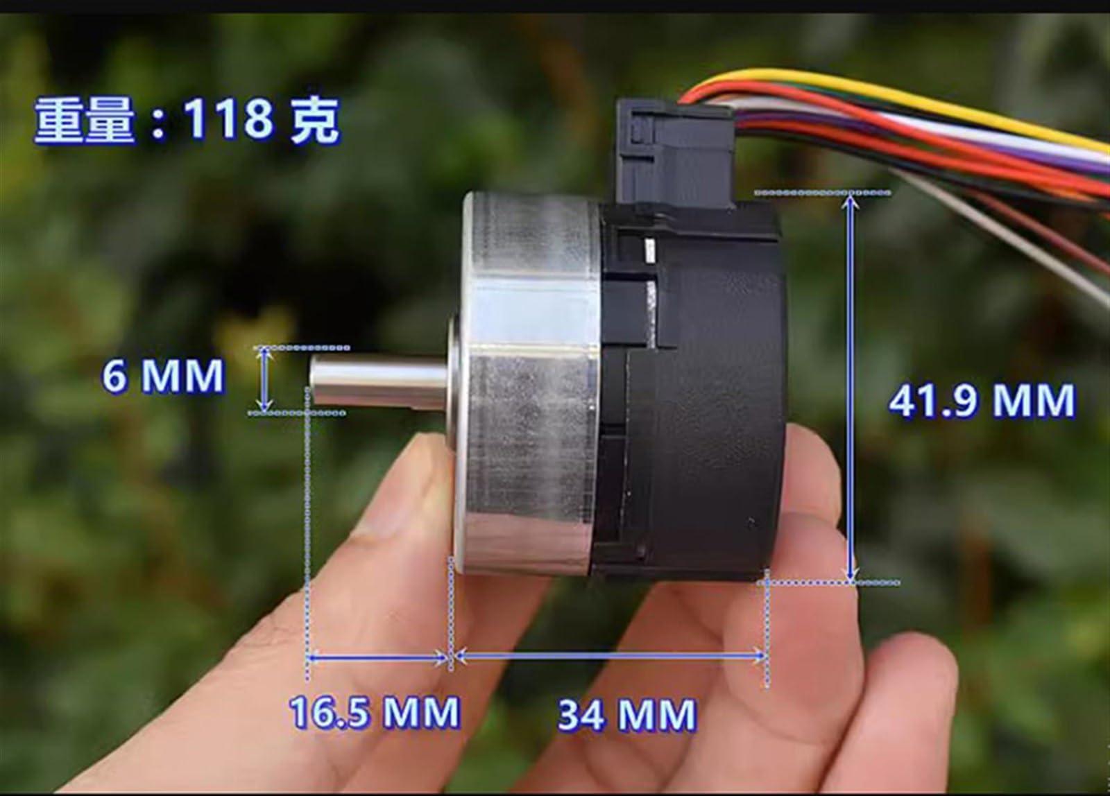 EVURU EVURU 24H Brushless Servo Motor DC 12V Built-in Drive PWM Speed Regulation 100 Line Encoder 1Pcs