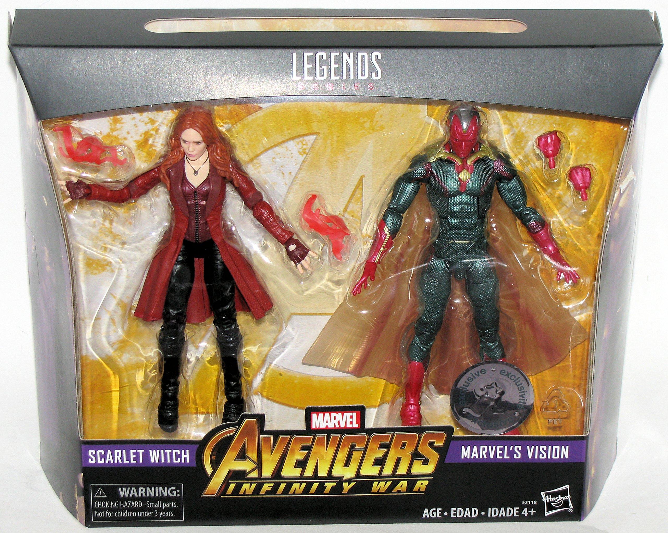 Hasbro Hasbro Marvel Legends Toys R Us Exclusive Avengers Infinity War 2-Pack Vision and Scarlet Witch