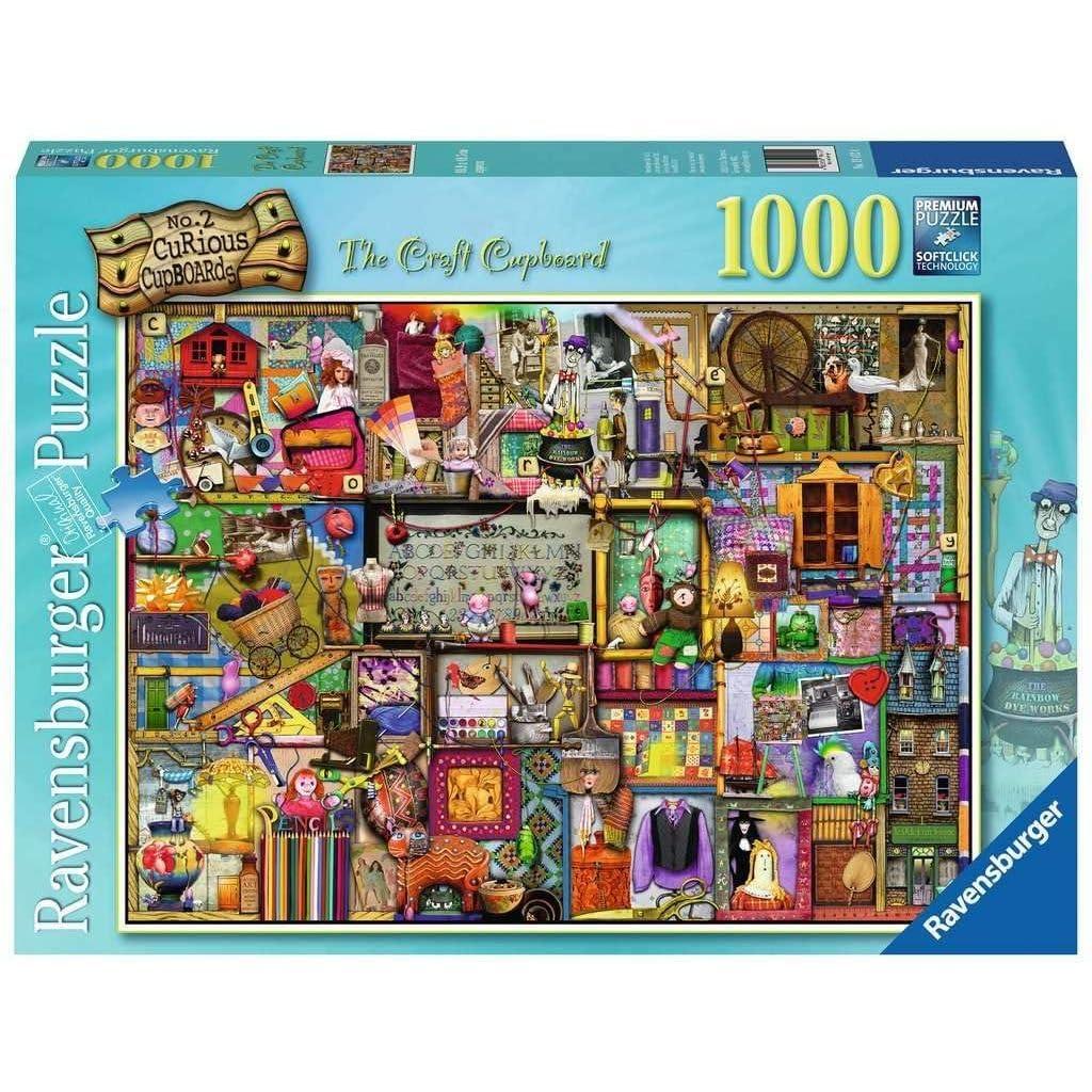 Ravensburger Ravensburger Craft Cupboard Puzzle - Premium 1000-Piece Jigsaw | Unique Softclick Technology | Perfect for Brain Game Enthusiasts | FSC-Certified for Sustainability