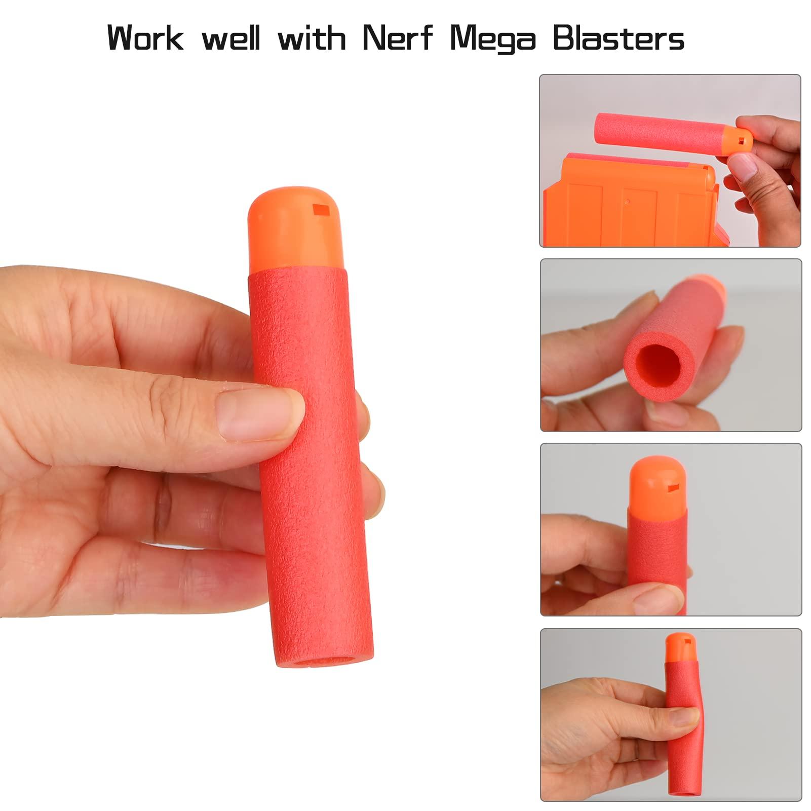 lififun lififun Mega Dart Refill Pack 180 Pcs Compatible with Nerf N-Strike Mega Series Blasters, Red