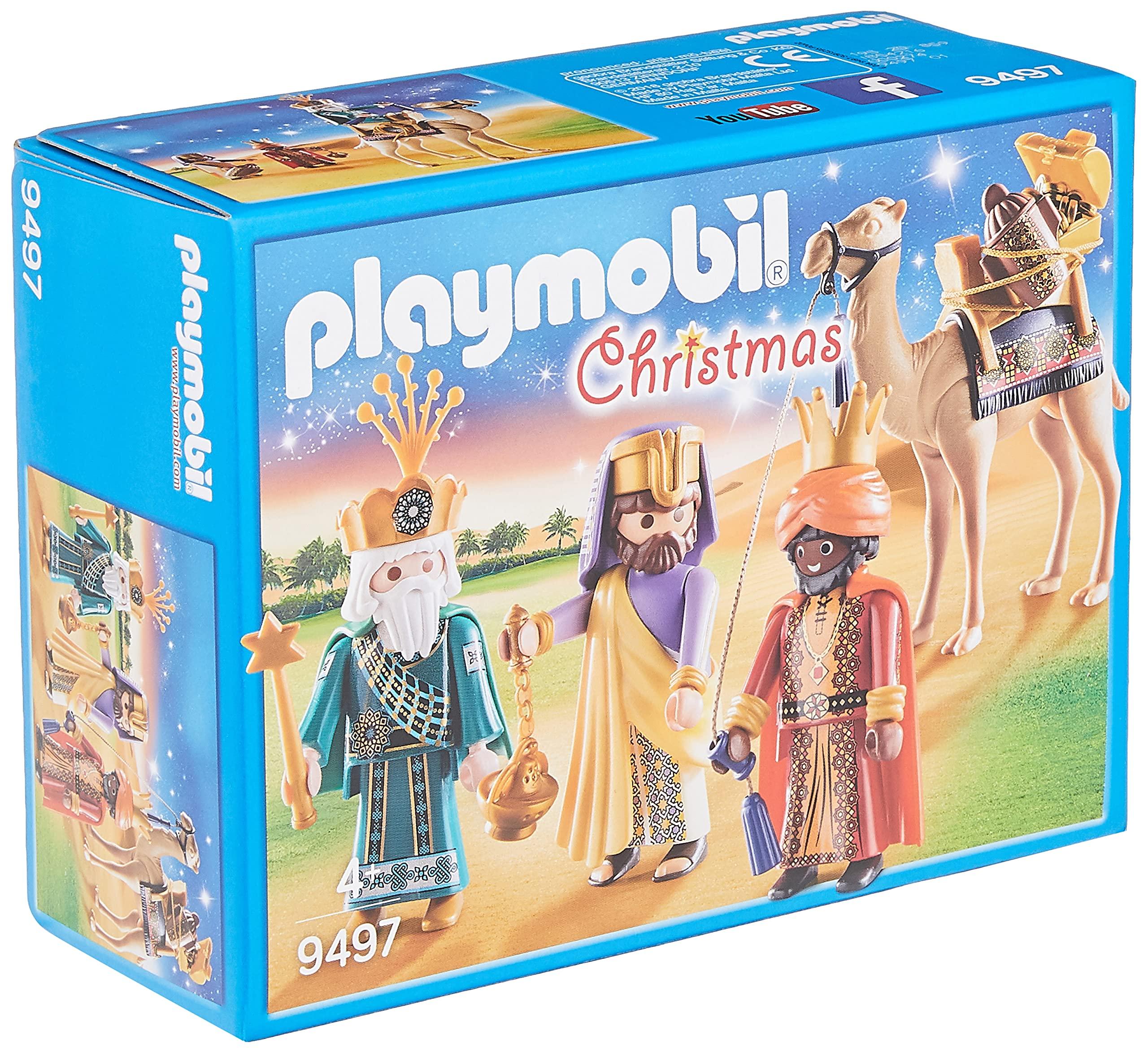 Playmobil Playmobil 9497 Christmas Three Wise Kings, Fun Imaginative Role-Play, PlaySets Suitable for Children Ages 4+