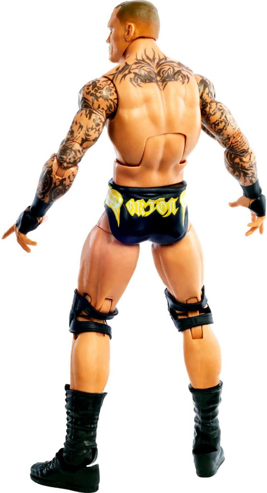 WWE Mattel WWE Elite Collection Top Picks Action Figure & Accessories Set, Randy Orton 6-inch Collectible with Articulation & Interchangeable Parts