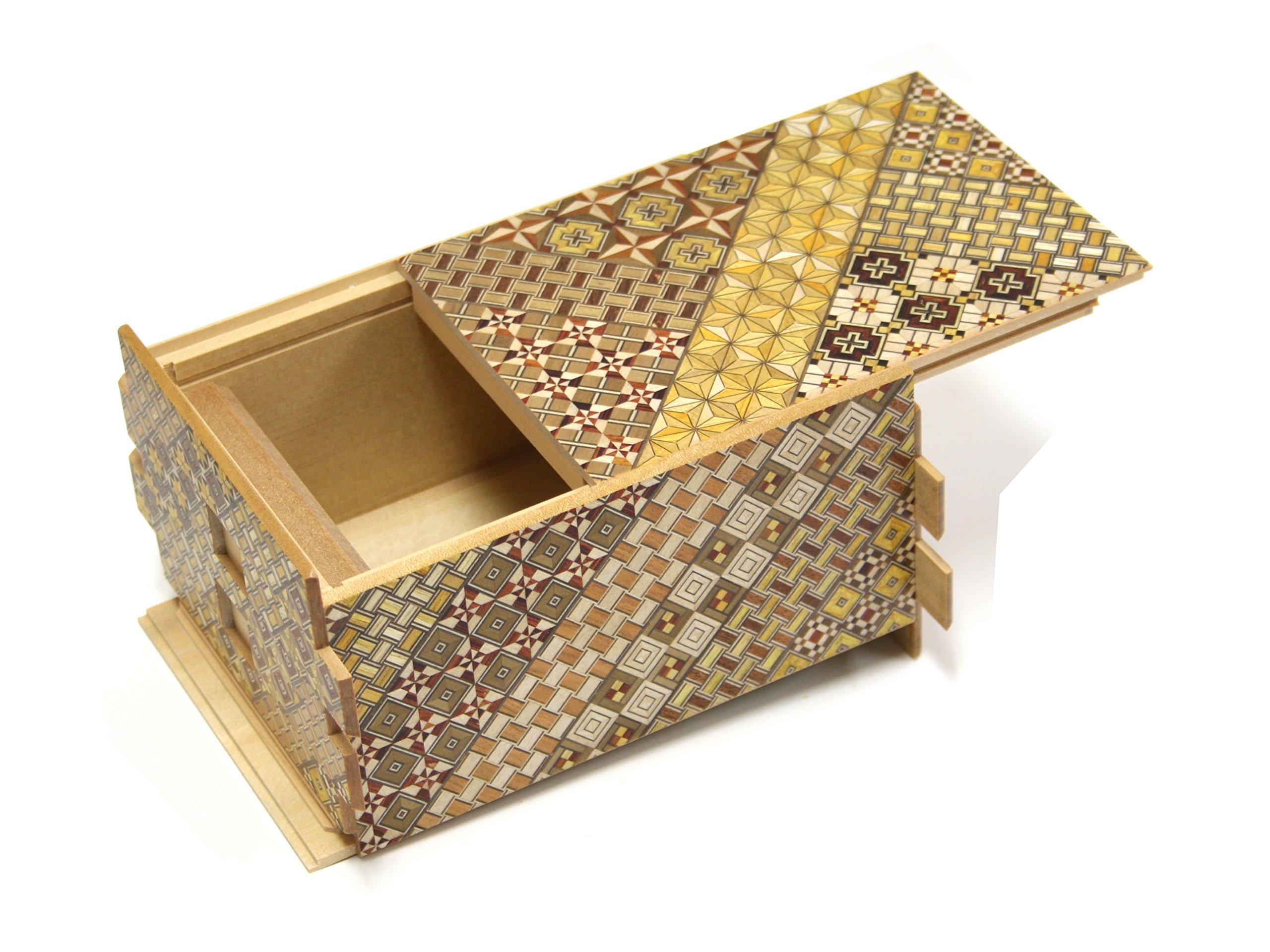 Hakone Maruyama Japanese Puzzle Box 54steps with Secret Compartment Koyosegi