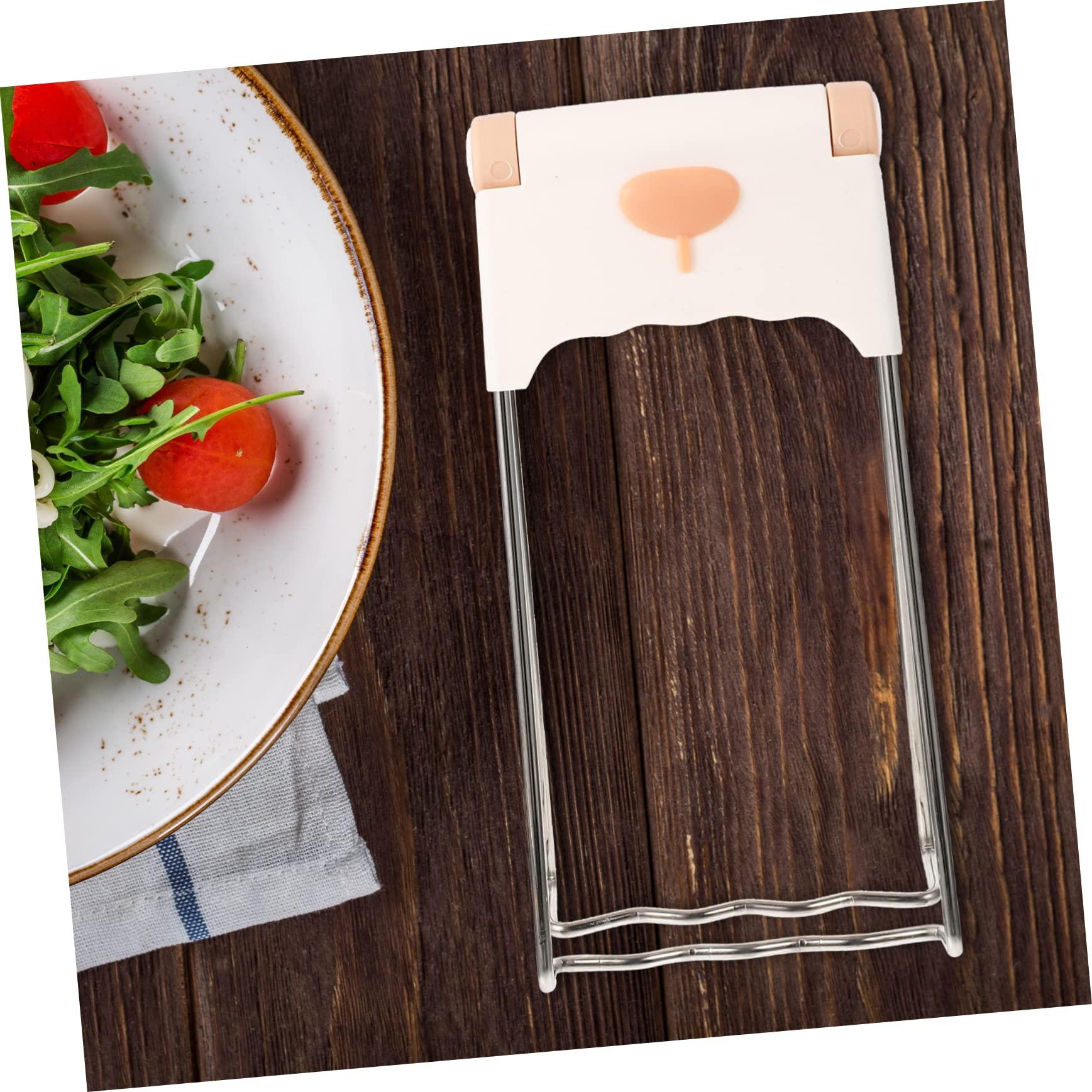 Zerodeko Zerodeko Plate Tongs Hot Pot Gripper Plate Rack Oven Rack Puller Sink Strainer Clamp Plate Gripper Pan Gripper Tongs Pan Dish Gripper Racks Fryer Thermal Bowl Pot Lifter White