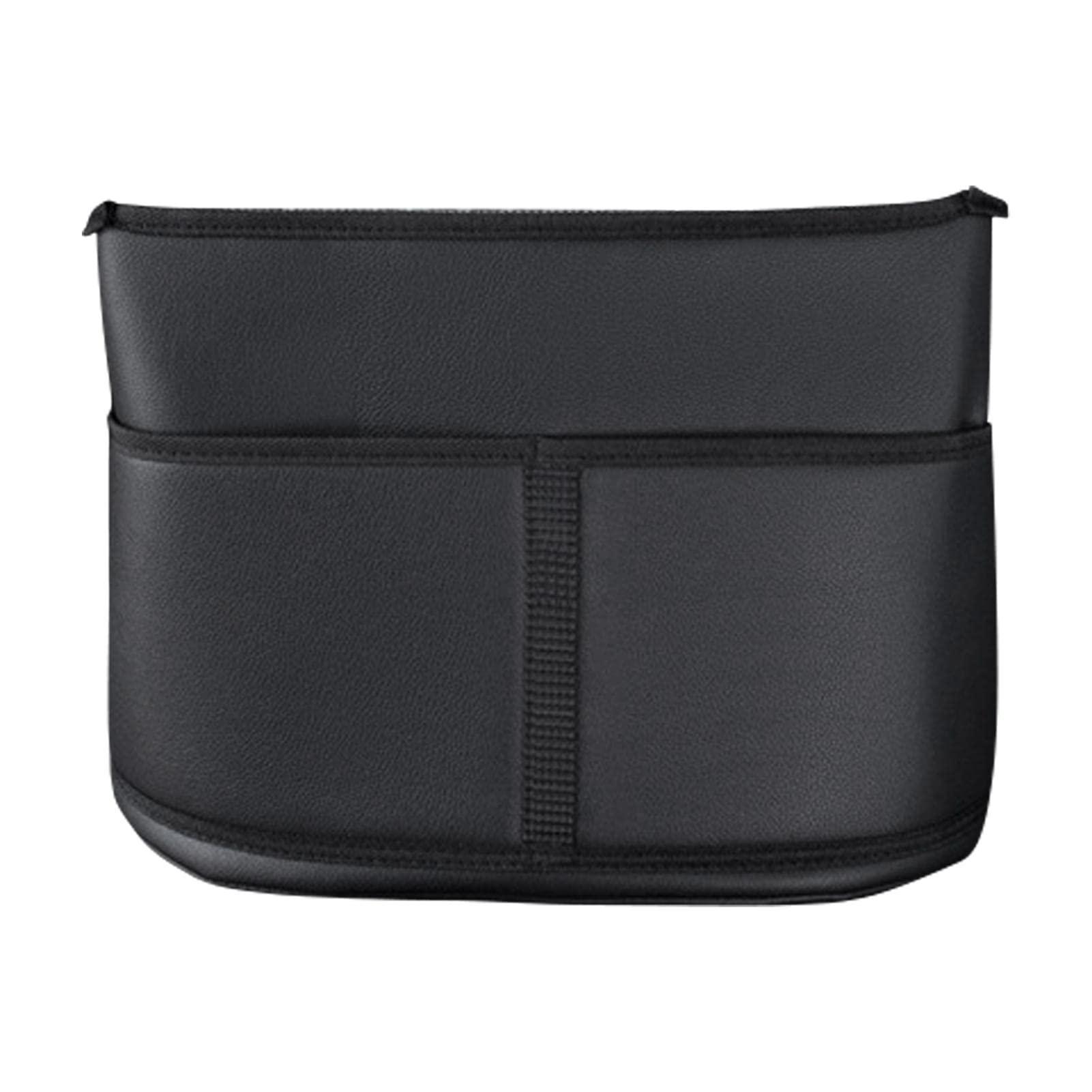 HOMRAA Car Organizers and Storage Car Seat Organizer Purse Holder Between Seats Pocket Handbag Holder Car Handbag Holder Car Storage Bag Leather Bag Between Front Seats Barrier and Storage Pocket Co