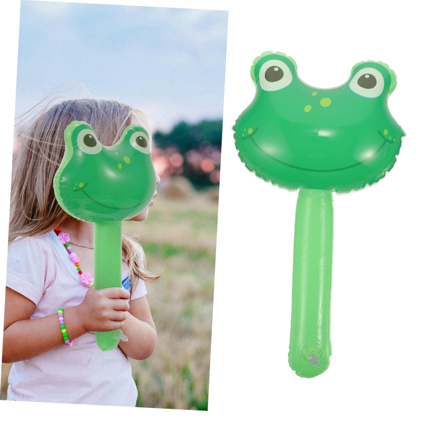 PRETYZOOM PRETYZOOM 10pcs Children\'s Inflatable Toys Balloon Toy Hammer Toy Blowing up Hammer Inflatable Mallet Pool Party Hammer Inflatable Hammer Party Favors Party Inflatable Toys Pool Toys