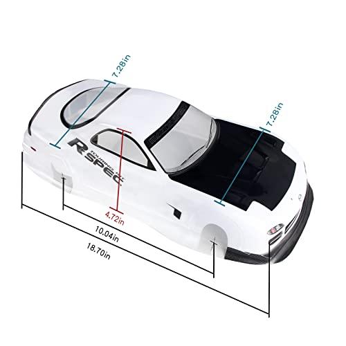 Manrock Manrock 1/10 Scale RC Painted Drift Racing Touring Onroad Car Body Shell RX7 White