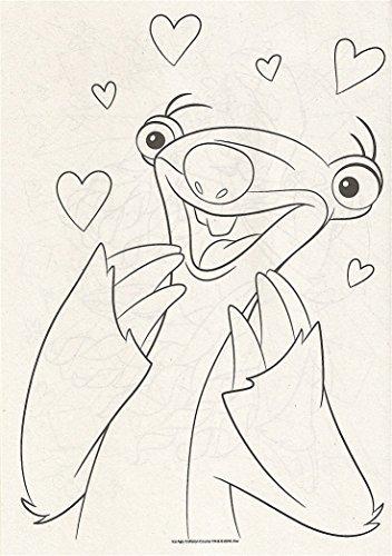 Ice Age, Let's Chill Ice Age Collision Course Coloring Book Favorite Book to Color