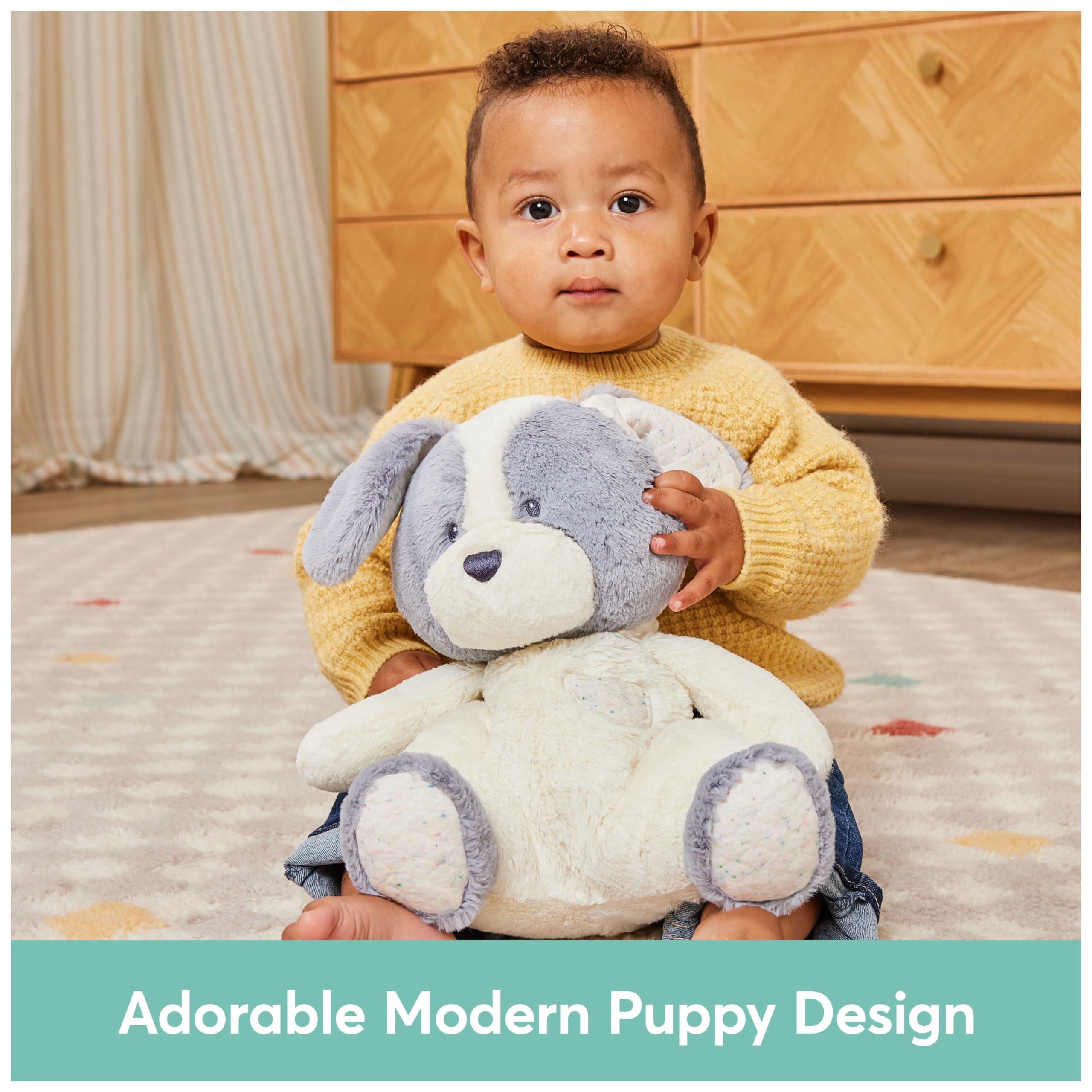 GUND GUND Baby Oh So Snuggly Puppy, Large Stuffed Animal Dog for Babies and Infants, Grey/White, 12.5