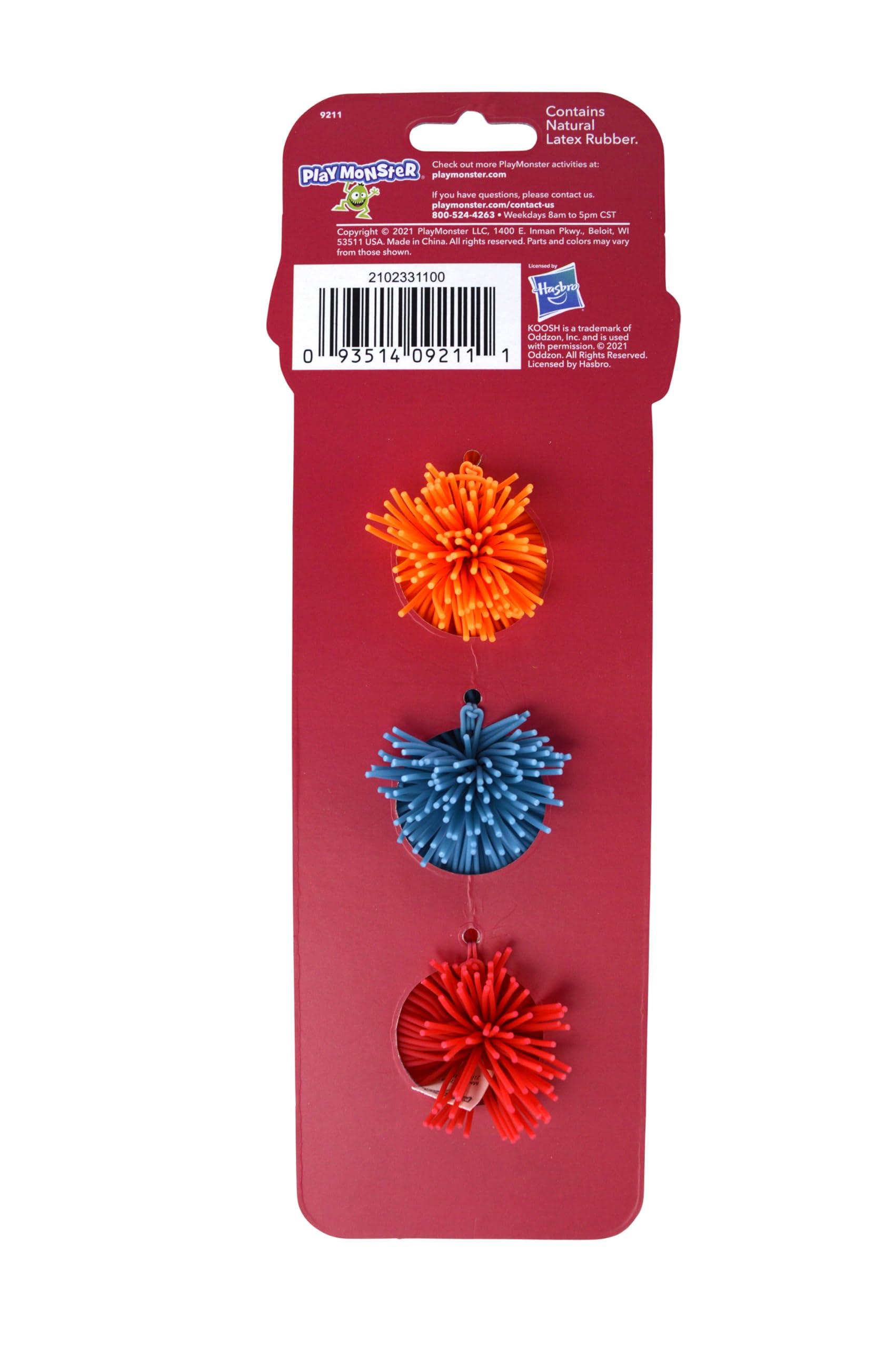 Koosh Koosh Balls, Mini Variety 3 Pack - Kids Outdoor Toys, Beach Toys, Outdoor Games for Adults and Family, Kids Toys, Kids Games, Outdoor Play Toys, Fidget Toys, Screen-Free, Ages 3+