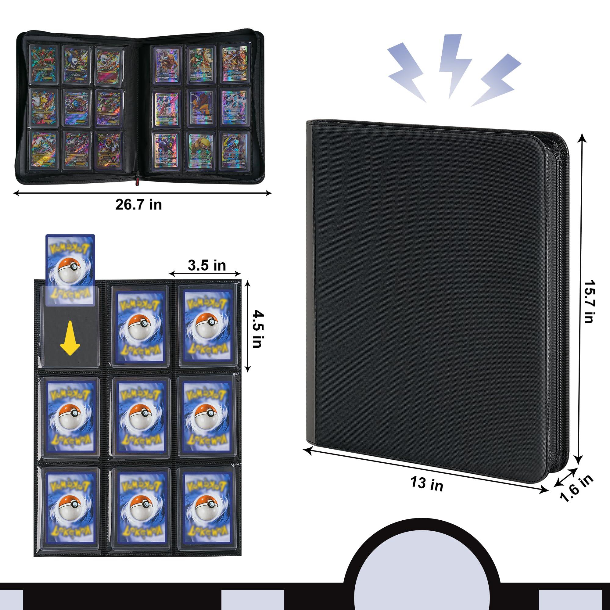 PREZA PREZA Graded Card Storage Box and Toploader Binder Bundle - Trading Card Storage Cases and Binders