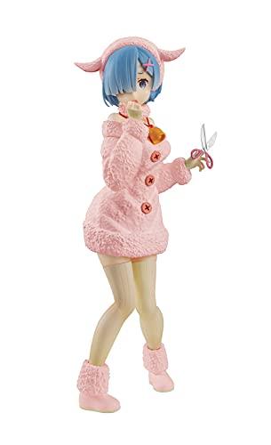 Furyu Furyu Re:Zero - Starting Life in Another World: SSS Wolf & Seven Kids Rem PVC Figure, Multicolor (FR95446)