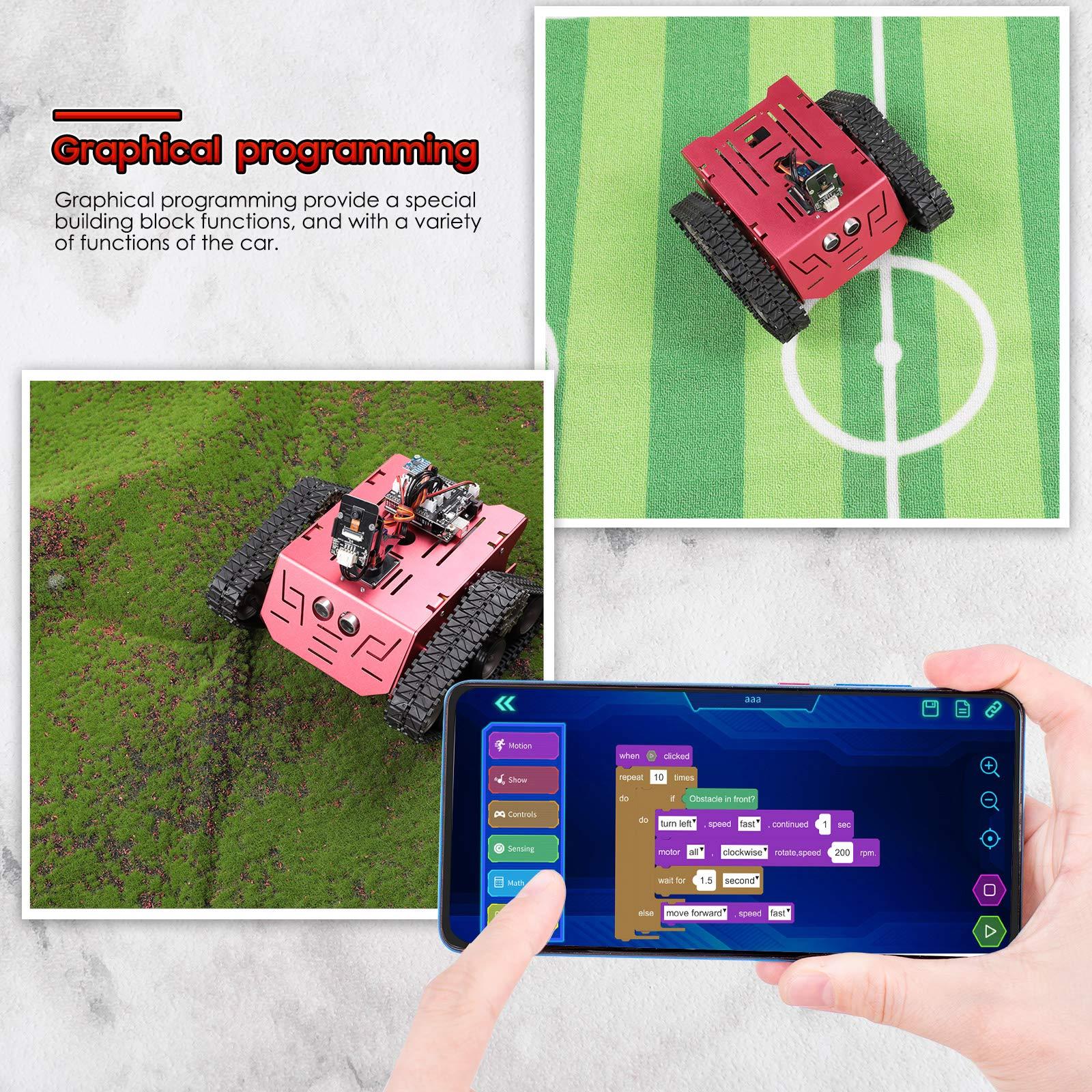 ELEGOO ELEGOO UNO R3 Project Smart Robot Car Kit V4 & ELEGOO Conqueror Robot Tank