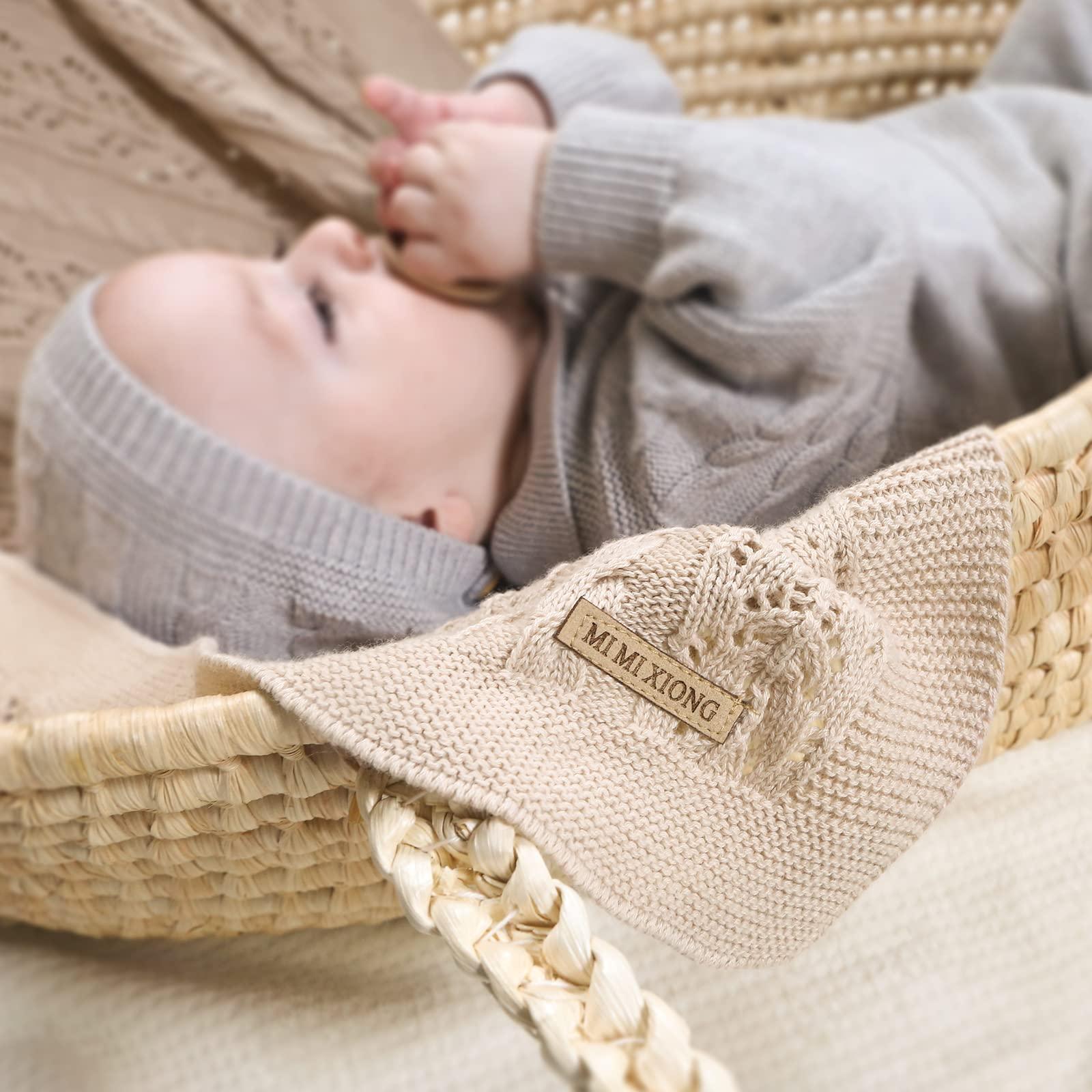 LAWKUL LAWKUL Neutral Baby Blankets Cotton Baby Girl Receiving Blankets Infant Swaddle Baby Blanket Newborn Gender Neutral Nursery Decor Size 40x30 Inches