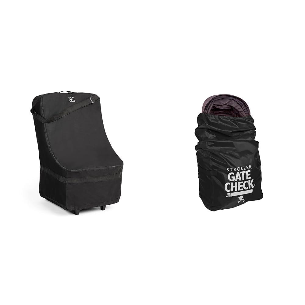 J.L. Childress J.L. Childress Wheelie Car Seat Travel Bag - Car Seat Carrier with Wheels - Heavy Duty Car Seat Bag & Gate Check Bag for Single & Double Strollers - Stroller Bag for Airplane