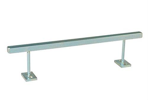 Blackriver Ramps Blackriver Ramps Fingerboard Iron Rail Square - Silver