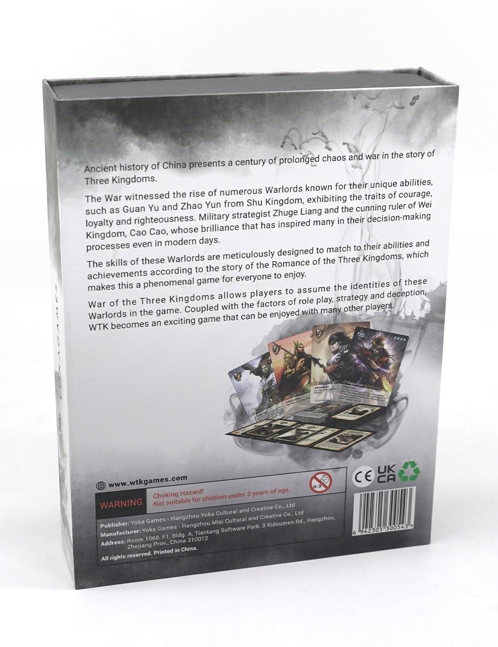 YOKA GAMES War of The Three Kingdoms - 2025Standard Edition Chinese Historical Strategy Games Board Games